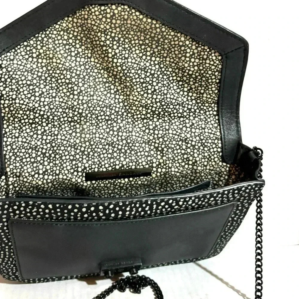 Loefffler Randall python embossed leather crossbo… - image 4